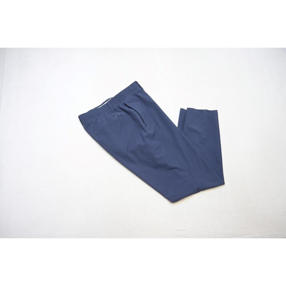 Under Armour Golf Pants Stretch Blue Performance Flat Athletic Mens Sz 36 x 30